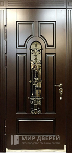 Металлическая дверь с ковкой №16 - фото №2