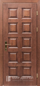 Входная дверь с МДФ дуб мореный №32 - фото №1