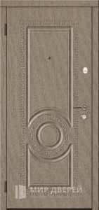 Металлическая дверь с МДФ накладкой в коттедж №49 - фото №2