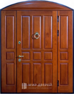 Дверь арочная для загородного дома №64 - фото №1