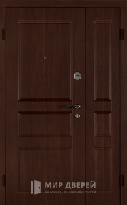 Двухстворчатая дверь металлическая в квартиру на заказ №4 - фото №2