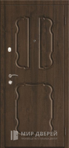 Дверь входная металлическая МДФ с двух сторон №521 - фото №1