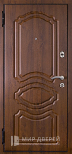 Металлическая дверь с деревянной накладкой №530 - фото №2