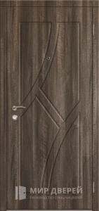 Металлическая дверь с отделкой МДФ №341 - фото №1