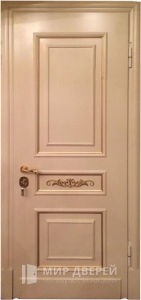Металлическая дверь с МДФ накладками №340 - фото №1