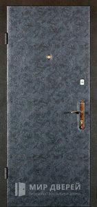 Металлическая дверь эконом класса с дерматином №21 - фото №2