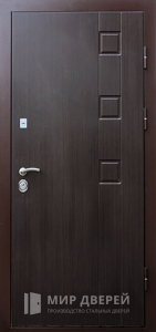 Металлическая дверь с МДФ для деревянного дома №55 - фото №1