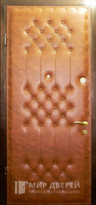 Входная металлическая дверь с винилискожей №6 - фото №2