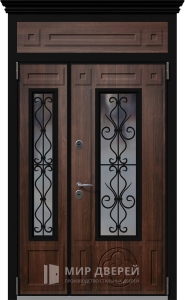 Стальная дверь для деревянного дома с индивидуальным дизайном №5 - фото №1