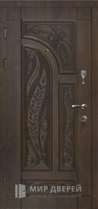 Железная дверь входная МДФ №301 - фото №2