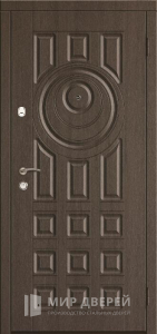 Входная дверь с МДФ накладкой в хрущевку №70 - фото №1