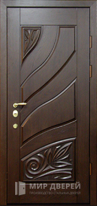 Дубовая дверь входная №4 - фото №1