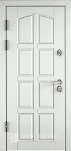 Дверь входная металлическая белая внутри №29 - фото №2