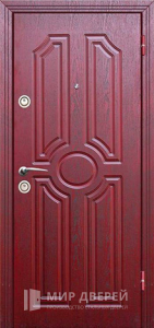 Металлическая дверь с МДФ в отель №53 - фото №1