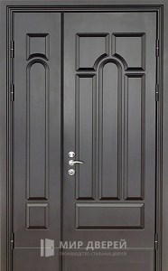 Дверь входная двухстворчатая металлическая №27 - фото №1